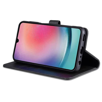 AZNS For Samsung Galaxy A25 5G (Global) (161.0 x 76.5 x 8.3mm) Case Leather Flip Stand Wallet Cover