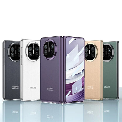 GKK For Huawei Mate X5 Case Clear Tempered Glass Screen Protector Shockproof PC Phone Cover