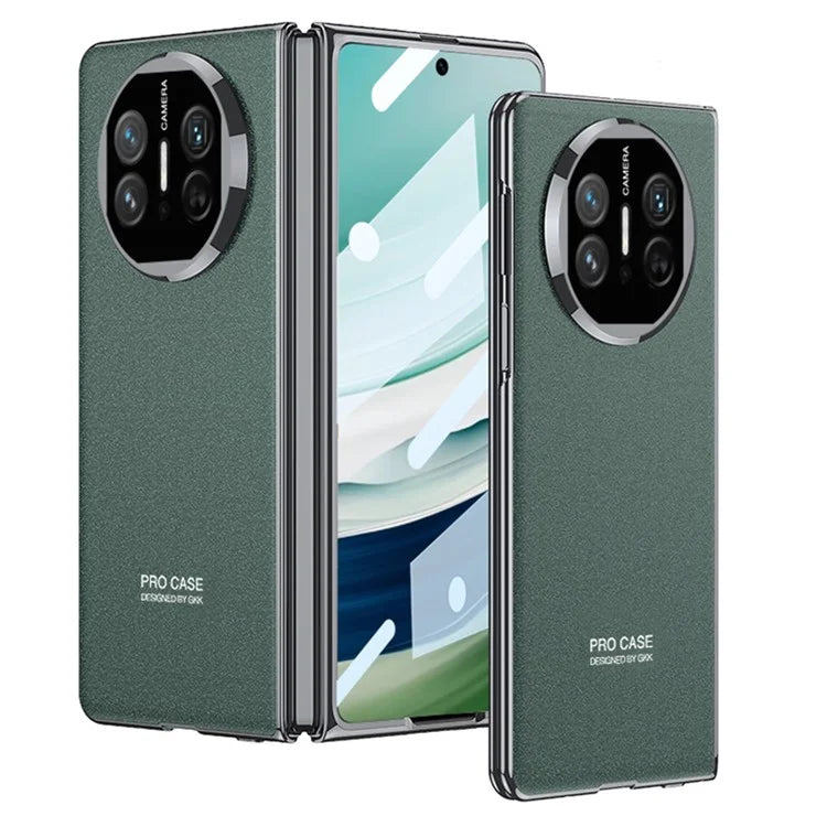 GKK For Huawei Mate X5 Case Clear Tempered Glass Screen Protector Shockproof PC Phone Cover