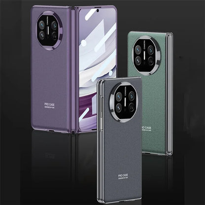 GKK For Huawei Mate X5 Case Clear Tempered Glass Screen Protector Shockproof PC Phone Cover