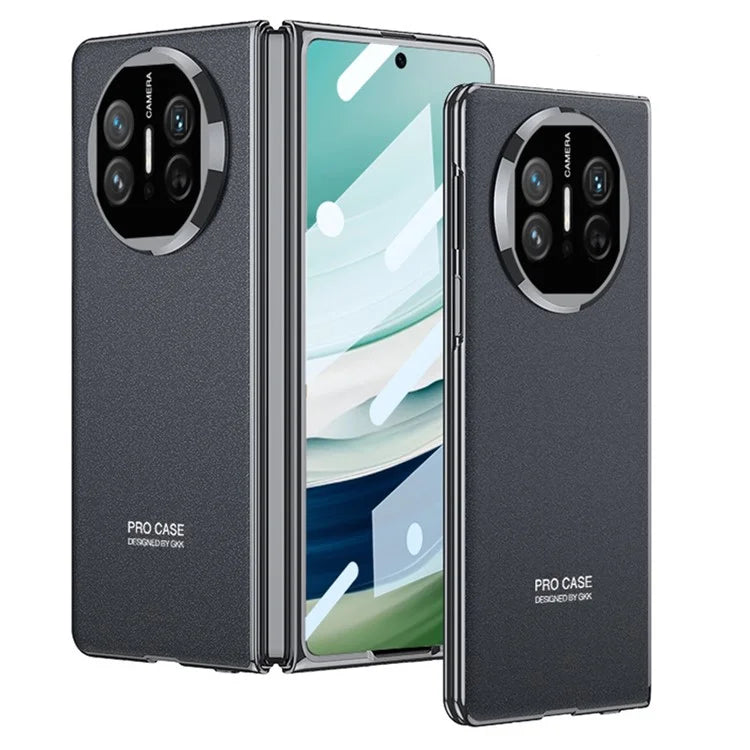 GKK For Huawei Mate X5 Case Clear Tempered Glass Screen Protector Shockproof PC Phone Cover