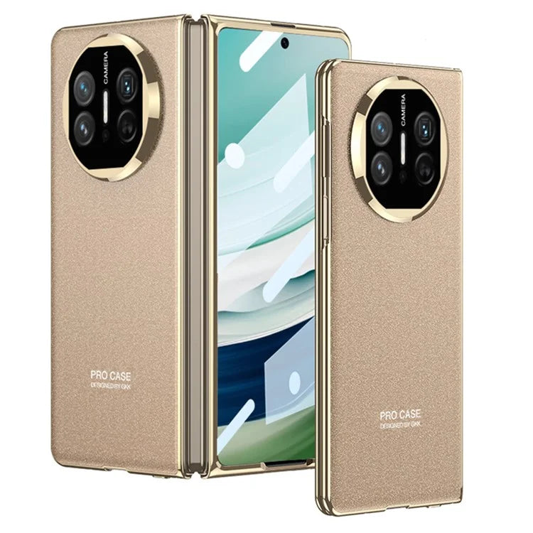 GKK For Huawei Mate X5 Case Clear Tempered Glass Screen Protector Shockproof PC Phone Cover