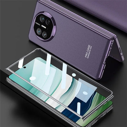 GKK For Huawei Mate X5 Case Clear Tempered Glass Screen Protector Shockproof PC Phone Cover