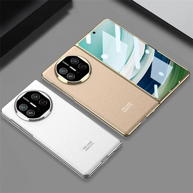 GKK For Huawei Mate X5 Case Clear Tempered Glass Screen Protector Shockproof PC Phone Cover