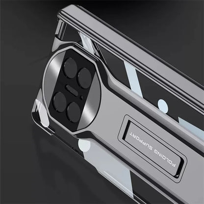 GKK For Huawei Mate X5 Case Anti-Drop Kickstand PC Phone Cover with Clear Screen Protector