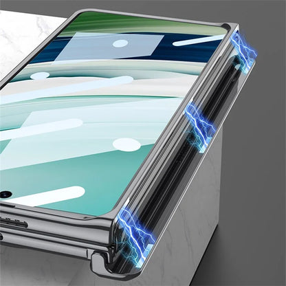 GKK For Huawei Mate X5 Case Anti-Drop Kickstand PC Phone Cover with Clear Screen Protector