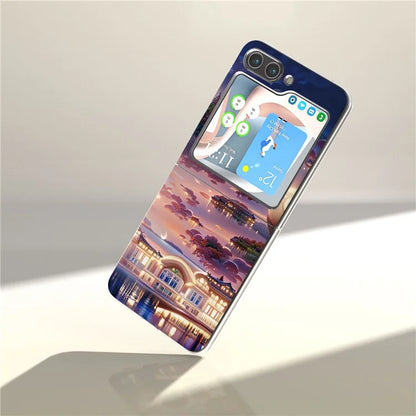 For Samsung Galaxy Z Flip5 5G Case Pattern Printing Anti-Scratch PC Phone Cover