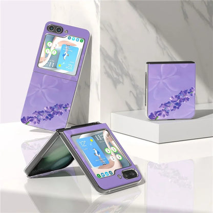For Samsung Galaxy Z Flip5 5G Case Pattern Printing Anti-Scratch PC Phone Cover