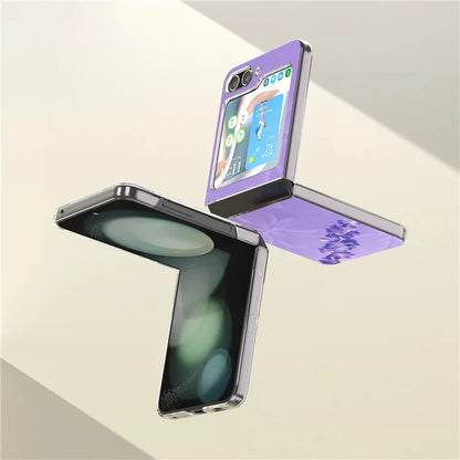 For Samsung Galaxy Z Flip5 5G Case Pattern Printing Anti-Scratch PC Phone Cover