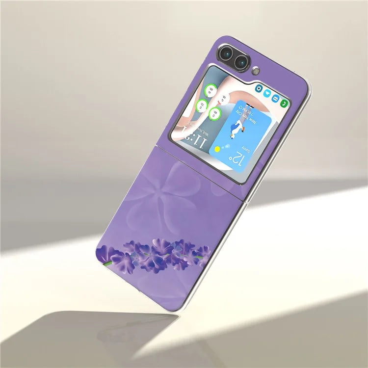 For Samsung Galaxy Z Flip5 5G Case Pattern Printing Anti-Scratch PC Phone Cover