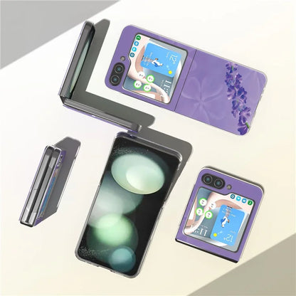 For Samsung Galaxy Z Flip5 5G Case Pattern Printing Anti-Scratch PC Phone Cover