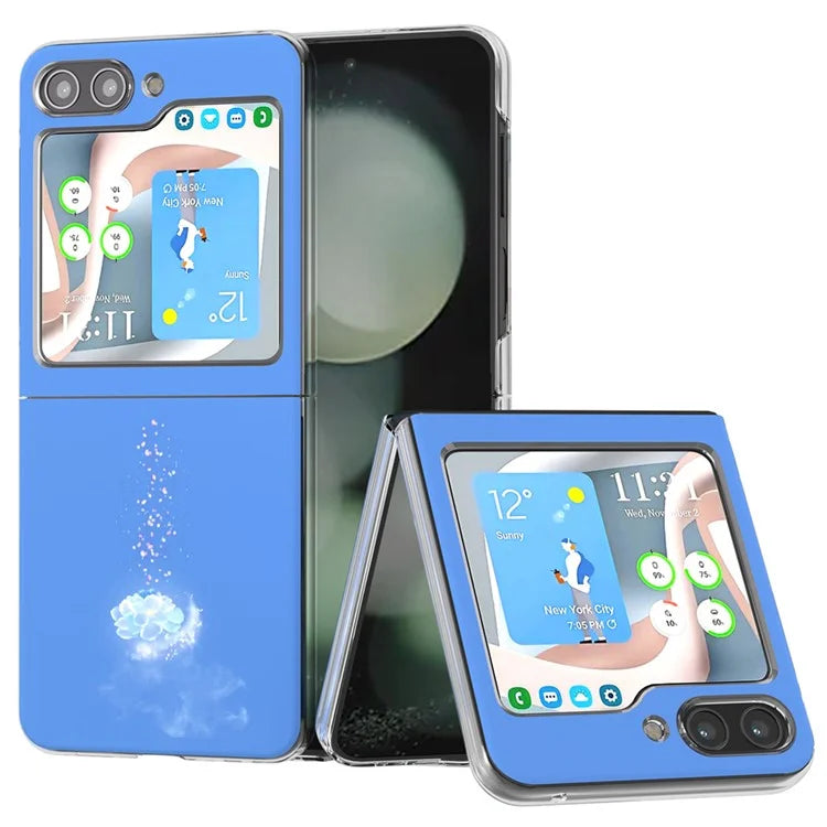 For Samsung Galaxy Z Flip5 5G Case Pattern Printing Anti-Scratch PC Phone Cover