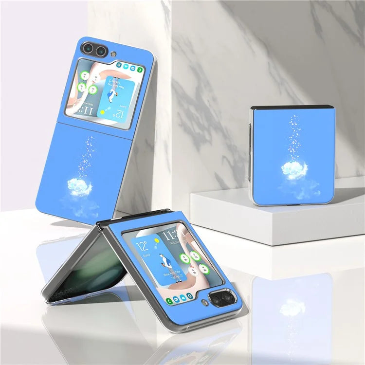For Samsung Galaxy Z Flip5 5G Case Pattern Printing Anti-Scratch PC Phone Cover