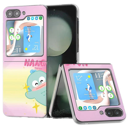 For Samsung Galaxy Z Flip5 5G Case Pattern Printing Anti-Scratch PC Phone Cover