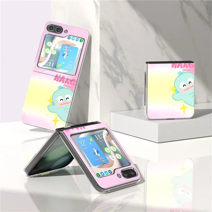 For Samsung Galaxy Z Flip5 5G Case Pattern Printing Anti-Scratch PC Phone Cover