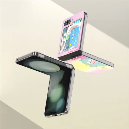 For Samsung Galaxy Z Flip5 5G Case Pattern Printing Anti-Scratch PC Phone Cover