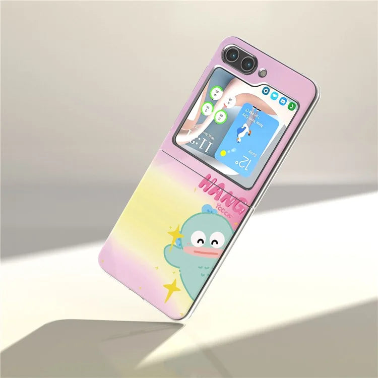 For Samsung Galaxy Z Flip5 5G Case Pattern Printing Anti-Scratch PC Phone Cover