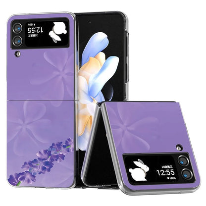 For Samsung Galaxy Z Flip4 5G Case Shockproof PC Pattern Printing Phone Cover