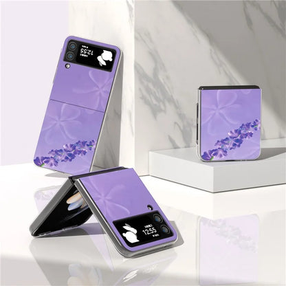 For Samsung Galaxy Z Flip4 5G Case Shockproof PC Pattern Printing Phone Cover