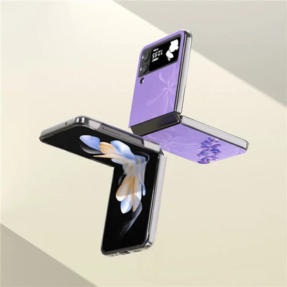 For Samsung Galaxy Z Flip4 5G Case Shockproof PC Pattern Printing Phone Cover