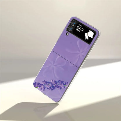 For Samsung Galaxy Z Flip4 5G Case Shockproof PC Pattern Printing Phone Cover