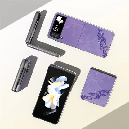 For Samsung Galaxy Z Flip4 5G Case Shockproof PC Pattern Printing Phone Cover
