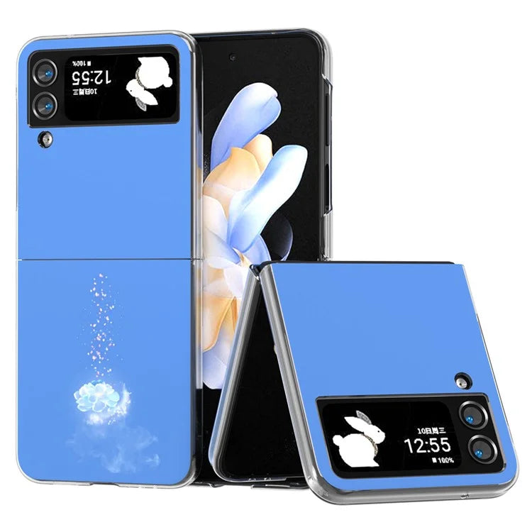 For Samsung Galaxy Z Flip4 5G Case Shockproof PC Pattern Printing Phone Cover