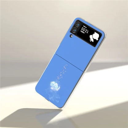 For Samsung Galaxy Z Flip4 5G Case Shockproof PC Pattern Printing Phone Cover