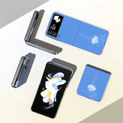 For Samsung Galaxy Z Flip4 5G Case Shockproof PC Pattern Printing Phone Cover