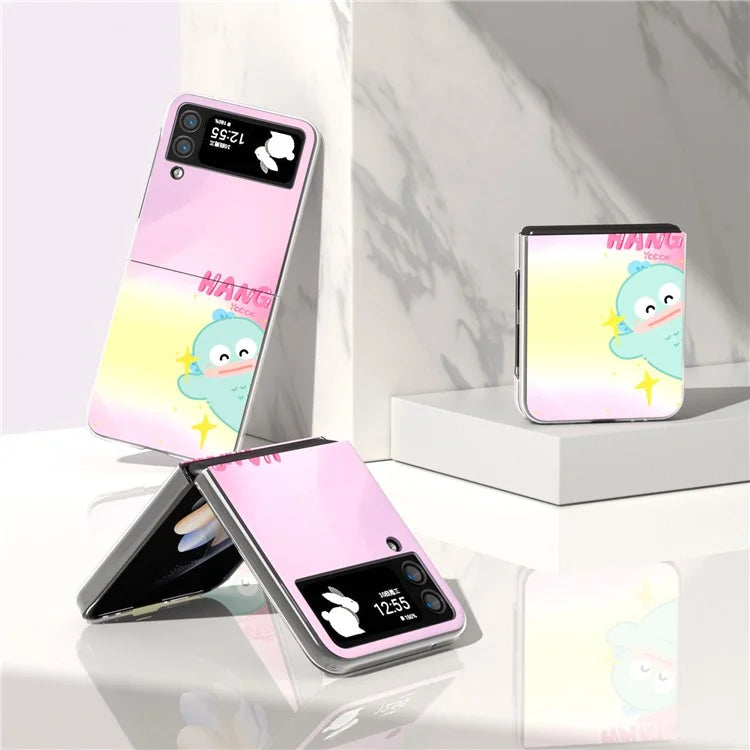 For Samsung Galaxy Z Flip4 5G Case Shockproof PC Pattern Printing Phone Cover