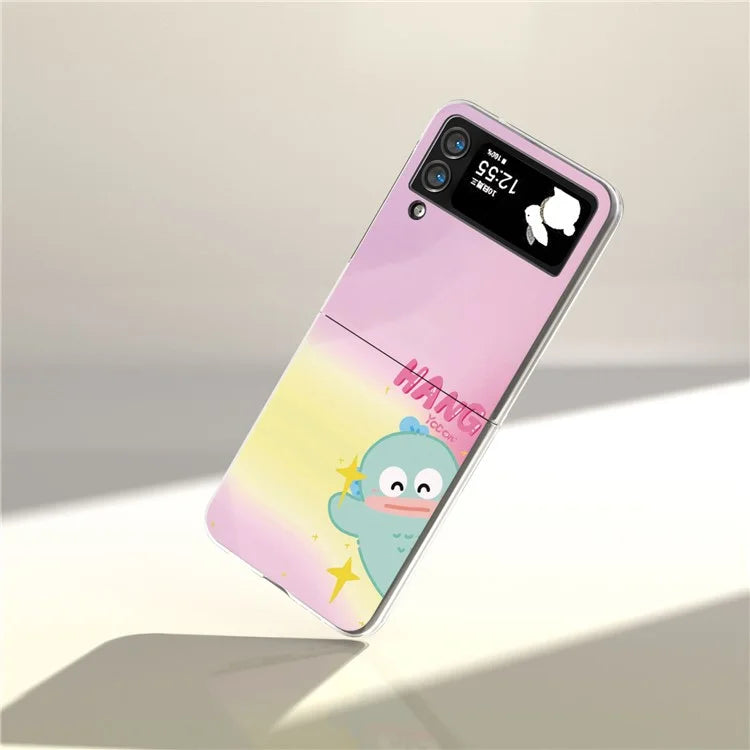 For Samsung Galaxy Z Flip4 5G Case Shockproof PC Pattern Printing Phone Cover