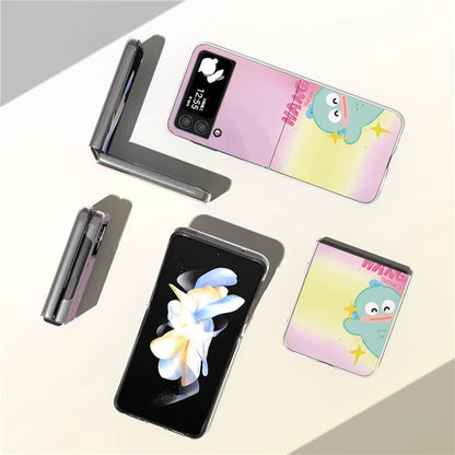 For Samsung Galaxy Z Flip4 5G Case Shockproof PC Pattern Printing Phone Cover