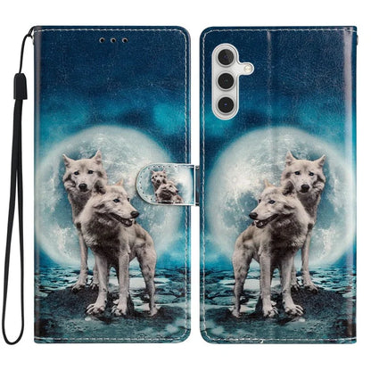 For Samsung Galaxy A15 5G Case Wallet PU Leather Pattern Print Phone Cover