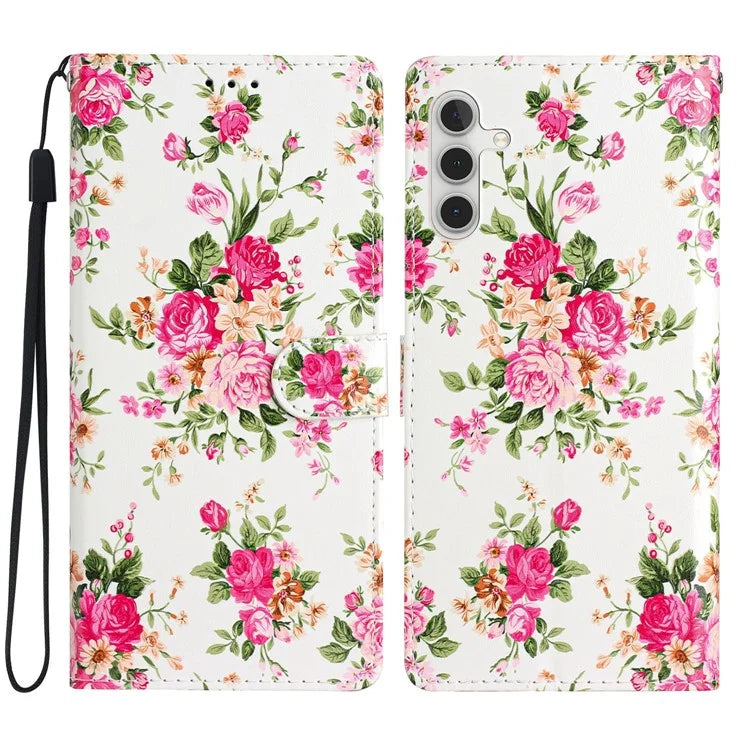 For Samsung Galaxy A15 5G Case Wallet PU Leather Pattern Print Phone Cover
