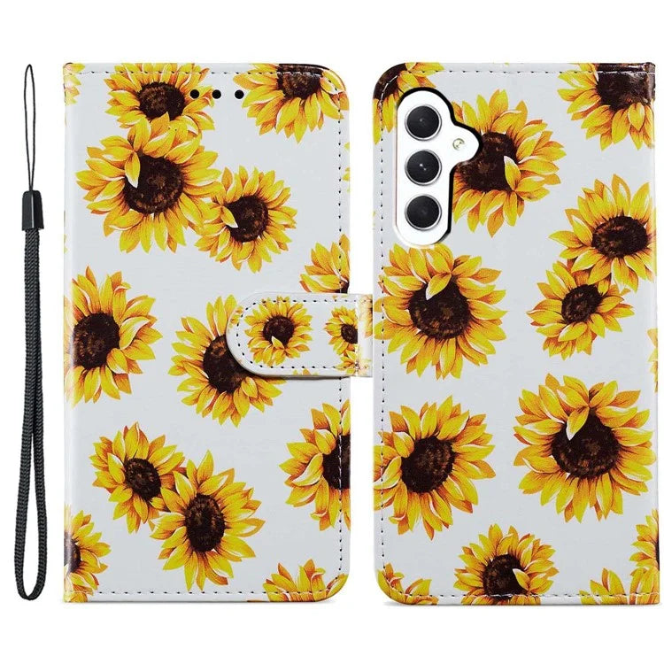For Samsung Galaxy A15 5G Case Wallet PU Leather Pattern Print Phone Cover