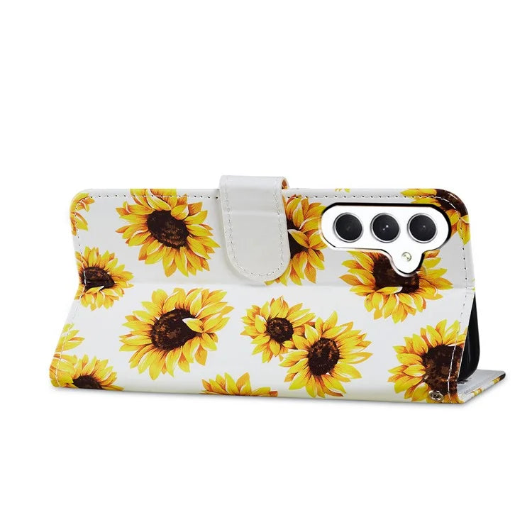 For Samsung Galaxy A15 5G Case Wallet PU Leather Pattern Print Phone Cover