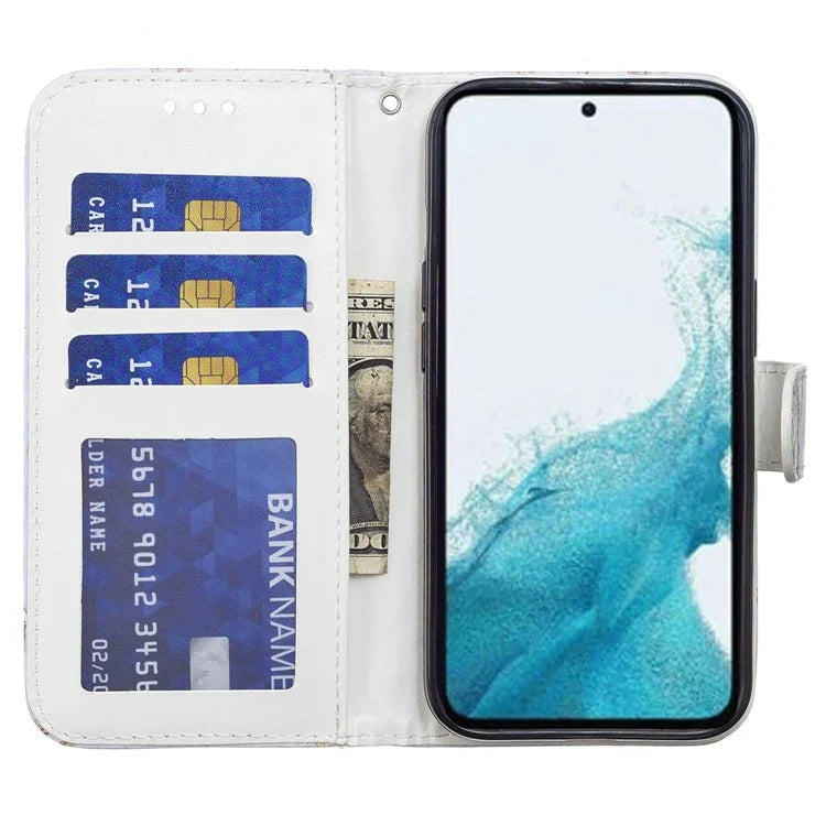 For Samsung Galaxy A15 5G Case Wallet PU Leather Pattern Print Phone Cover
