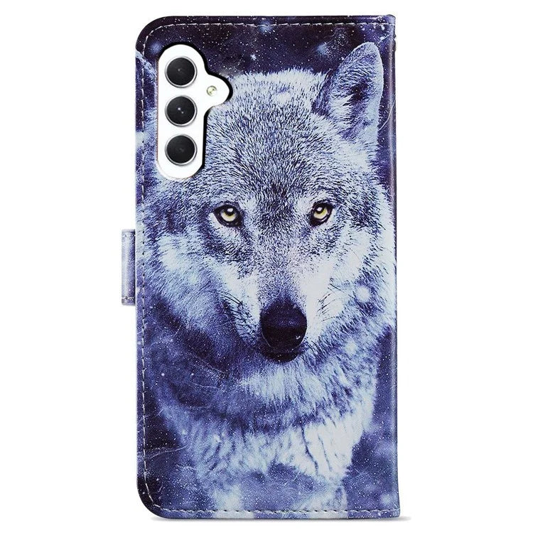 For Samsung Galaxy A15 5G Case Wallet PU Leather Pattern Print Phone Cover