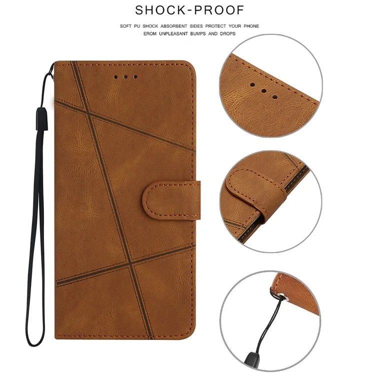 For Samsung Galaxy A15 5G Case PU Leather Stand Phone Wallet Cover