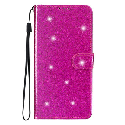 For Samsung Galaxy A15 5G Case PU Leather Wallet Glittery Phone Cover
