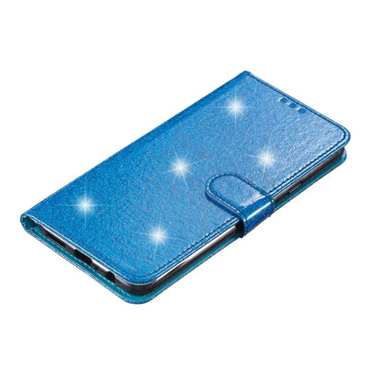 For Samsung Galaxy A15 5G Case PU Leather Wallet Glittery Phone Cover