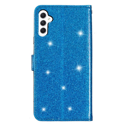 For Samsung Galaxy A15 5G Case PU Leather Wallet Glittery Phone Cover