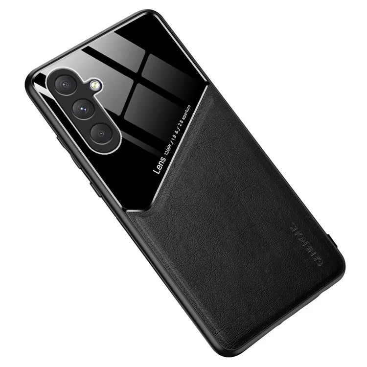 For Samsung Galaxy M54 5G / F54 5G Case Precise Cutout Leather Coated TPU+PC Phone Cover