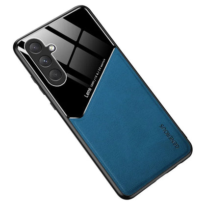 For Samsung Galaxy M54 5G / F54 5G Case Precise Cutout Leather Coated TPU+PC Phone Cover