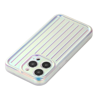 For iPhone 14 Pro Max Case Soft TPU 3D Striped Pattern Design IMD Phone Cover