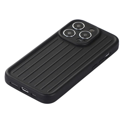 For iPhone 14 Pro Max Case Soft TPU 3D Striped Pattern Design IMD Phone Cover