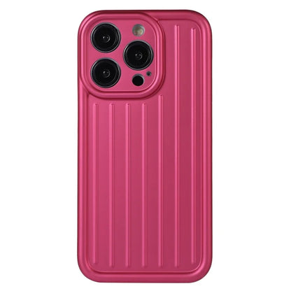 For iPhone 14 Pro Max Case Soft TPU 3D Striped Pattern Design IMD Phone Cover