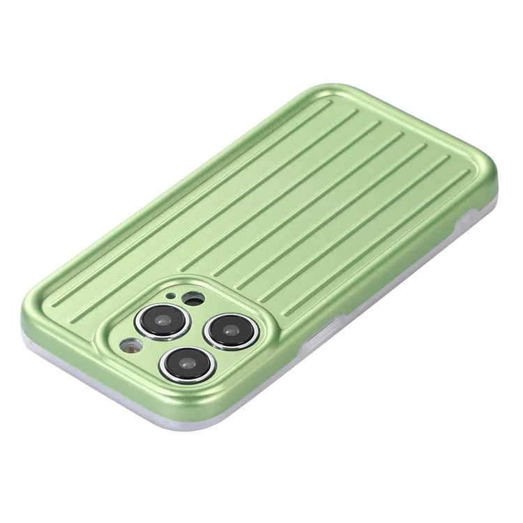 For iPhone 14 Pro Max Case Soft TPU 3D Striped Pattern Design IMD Phone Cover