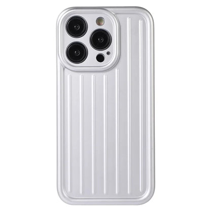For iPhone 14 Pro Max Case Soft TPU 3D Striped Pattern Design IMD Phone Cover