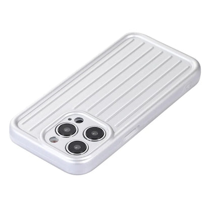 For iPhone 14 Pro Case Shockproof 3D Striped Pattern Design IMD TPU Phone Cover